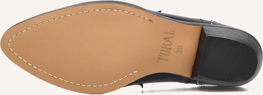 TORAL Enkellaarsjes Dames Sonia Maat: 38 Materiaal: Leer Kleur: Zwart - Foto 3