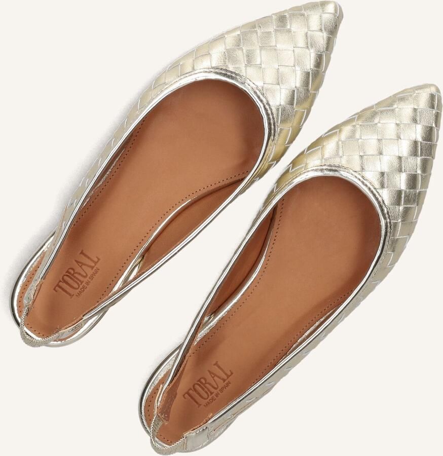 TORAL Slingbacks Dames Zoe Maat: 38 Materiaal: Leer Kleur: Goud - Foto 2