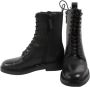 TORY BURCH Boots Double T Combat Boot in zwart - Thumbnail 1