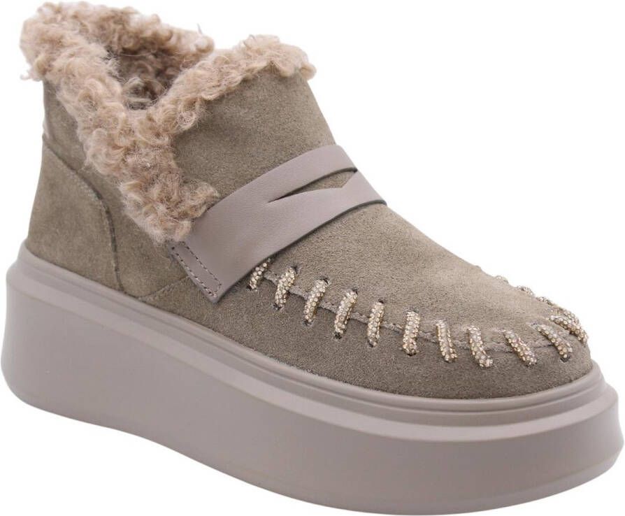 Tosca Blu Stijlvolle Boot met Pioenroos Details