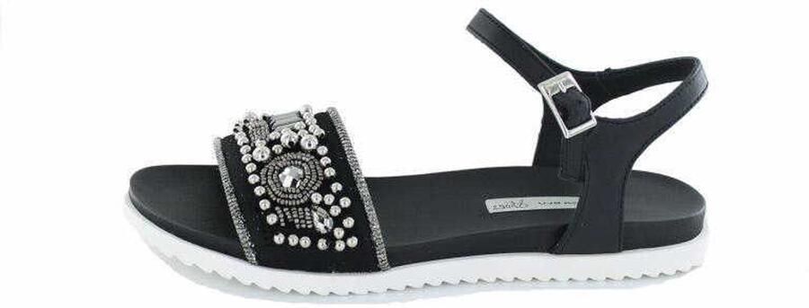 Tosca Blu Shoes 1714 nero dames sandalen zwart