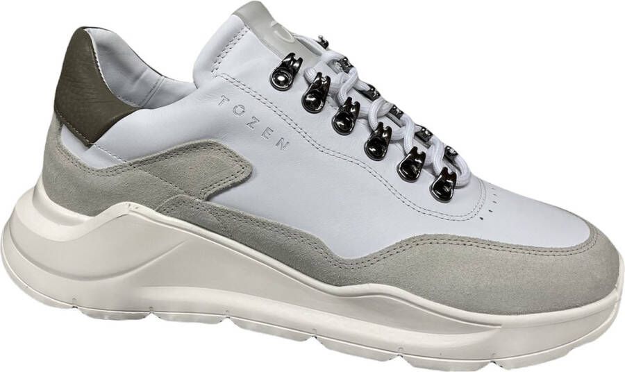 TOZEN 21099-001 Kira Shiro White heren sneaker-sneaker