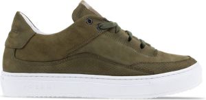 TOZEN 21349N-001 Katashi Mosu Green-heren sneaker -heren veterschoen