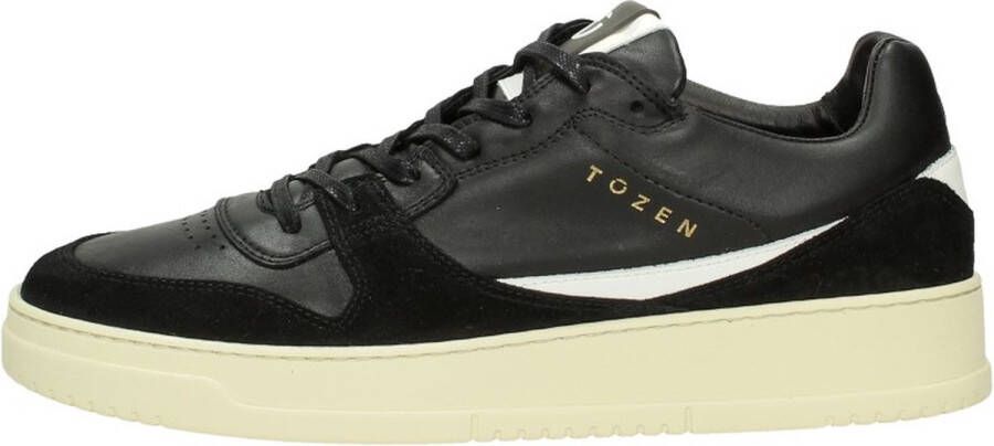 TOZEN Katashi 2 Zwart Nubuck Lage sneakers Heren