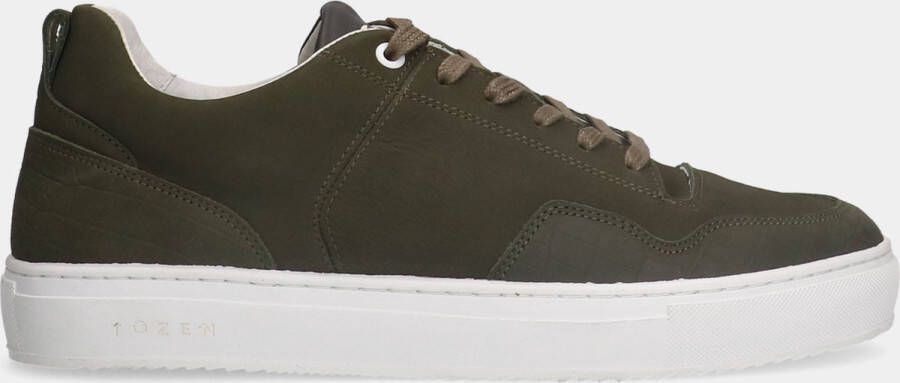 Tozen yama olive green heren sneakers