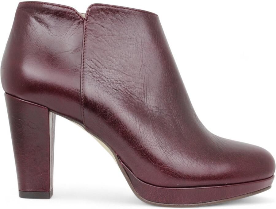 Noë Shoes Nadra Enkellaars Burgundy