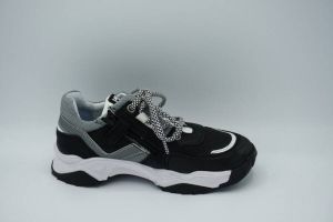 Track Style Track stuyle 322335 Alain atletic steel zwart witte veterschoen