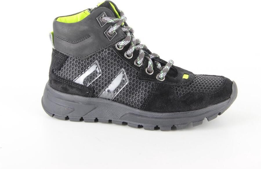 Track Style 322868-489W5 jongens veterboots zwart