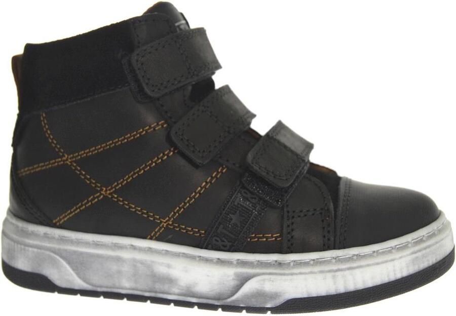 Track Style 323835 589 Wijdte 6 Jongens Klittenbandschoenen Zwart