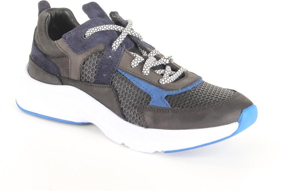 Track Style 323861-189W2 jongens veterschoenen zwart