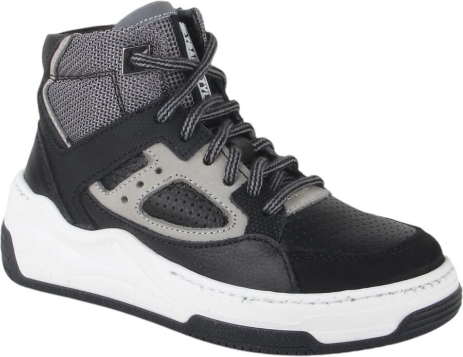 Track Style 325850-589W2 jongens veterboots zwart