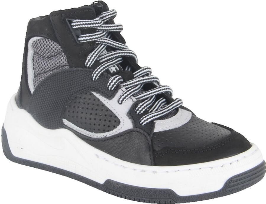 Track Style 326875-589W2 jongens veterboots zwart