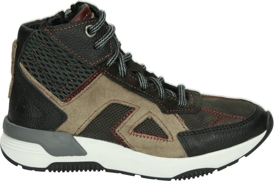 Trackstyle 326891 DAAN Half-hoog JongensKindersneakers Zwart