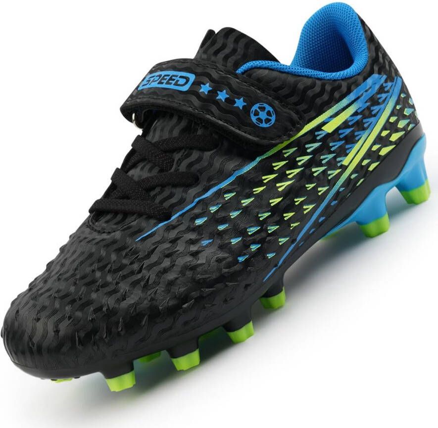 Trankielo Professionele Voetbalschoenen voor Kinderen Buitentraining Geschikt Duurzaam Kunstleer en PVC