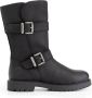 Travelin ' Barstad Leren bikerboots met rits Halfhoge laarzen Zwart - Thumbnail 1