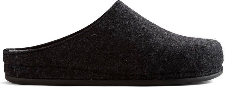 Travelin Be-Home Sloffen Wollen Pantoffels Heren Donkergrijs - Foto 2