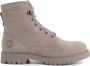 Travelin ' Blegna Dames veterlaars 100% suède Boots Grijs - Thumbnail 1