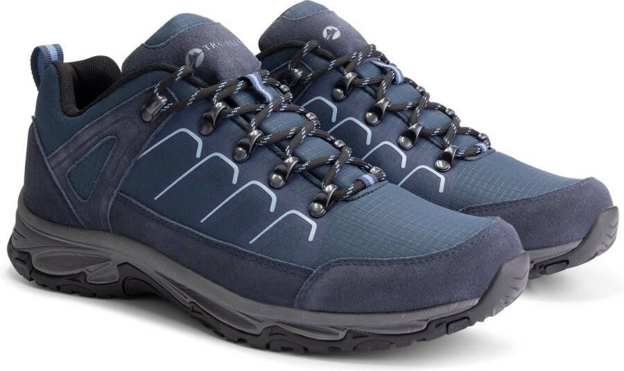 Travelin ' Bogense Lage Heren Wandelschoenen Waterdicht en ademend Blauw