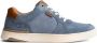 Travelin ' Bromley Heren sneakers 100% leer Trainers Blauw - Thumbnail 2