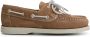 Travelin ' Foss Kids Mocassins zomerschoenen kinderen Lichtbruin suede leer - Thumbnail 1