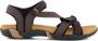 Travelin ' Helsem PU leren Dames Sableaal WandelSandalen met profielzool Bruin leer - Thumbnail 1
