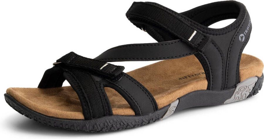 Travelin' Helsem WandelSablealen Dames Outdoor slippers Kleur Zwart - Foto 2