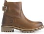 Travelin ' Kammerfoss wolgevoerde boots Leren enkellaarsjes dames Cognac leer - Thumbnail 1