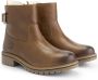 Travelin ' Kammerfoss wolgevoerde boots Leren enkellaarsjes dames Cognac leer - Thumbnail 2