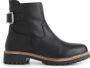 Travelin ' Kammerfoss wolgevoerde boots Leren enkellaarsjes dames Zwart leer - Thumbnail 1