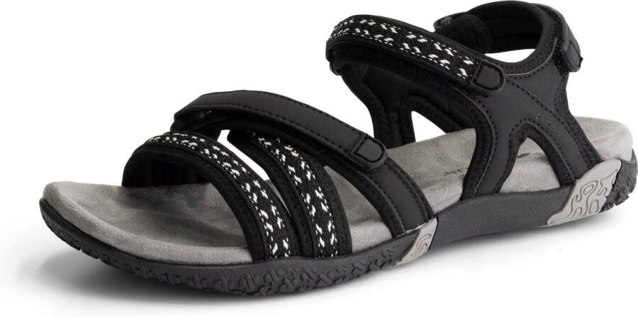 Travelin ' Leira Wandelsandalen Dames Outdoor slippers Zwart