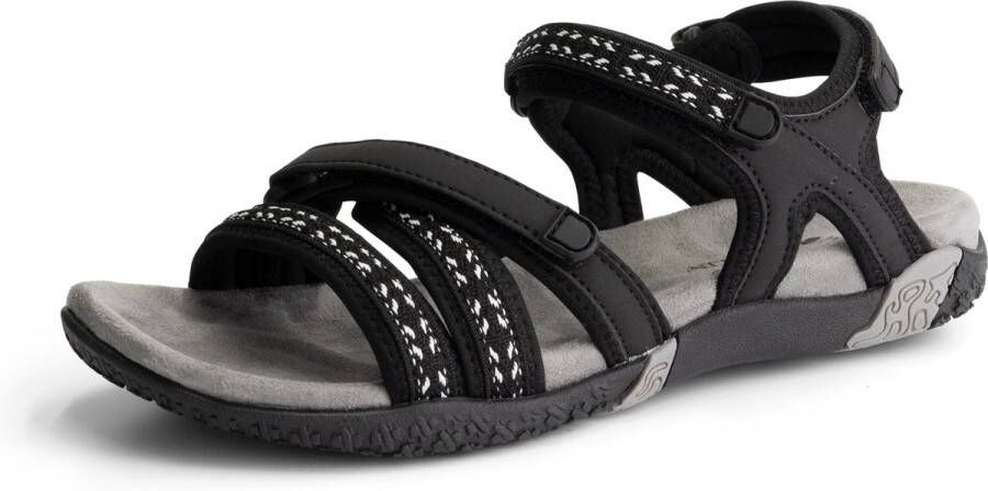 Travelin ' Leira WandelSandalen Dames Outdoor slippers Zwart