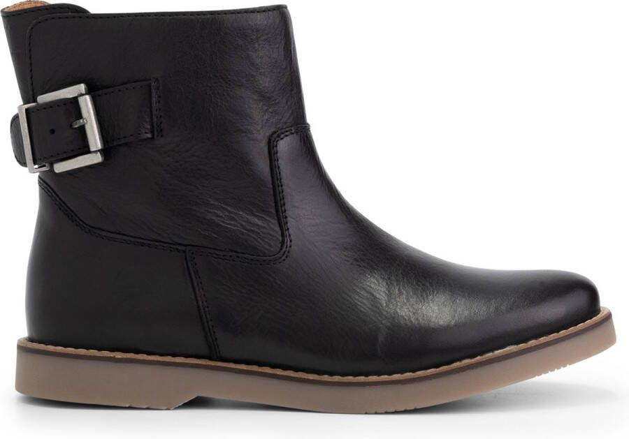 Travelin ' Louargat Dames Leren Enkellaarsjes Boots vrouwen Zwart Leer