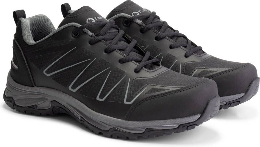 Travelin ' Morke Heren wandelschoenen Waterdicht Zwart