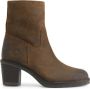 Travelin ' Mortain Dames Suede leren enkellaarzen met hak Nette schoenen vrouwen Cognac leer - Thumbnail 5