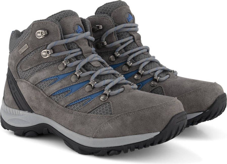 Travelin ' Nyborg Hoge Dames wandelschoenen Waterdicht en ademend Grijs Leer