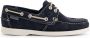 Travelin ' Penzance Damesschoenen mocassins Suede Leer instappers vrouwen Donkerblauw leer - Thumbnail 1