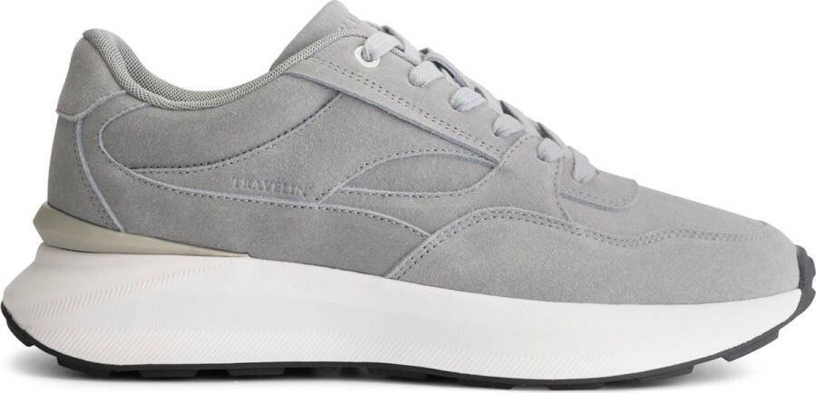 Travelin ' Ramsgate Heren sneakers 100% leer Lichtblauw