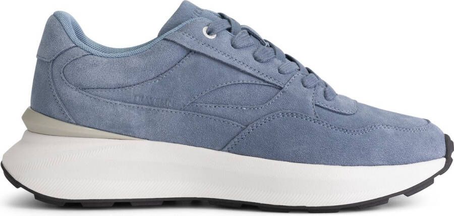 Travelin ' Ramsgate Heren sneakers 100% leer Trainer Blauw