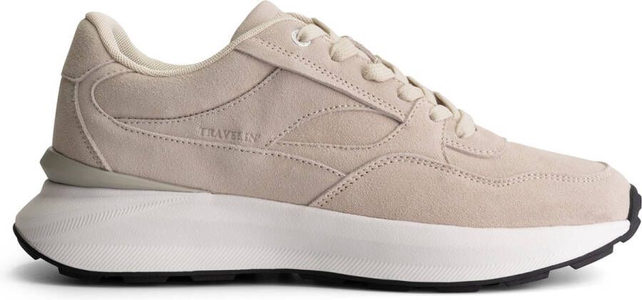 Travelin ' Ramsgate Heren sneakers 100% leer Trainer Zand