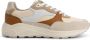 Travelin ' Riber Dames sneakers 100% leer Trainers Zand-cognac - Thumbnail 2