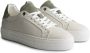 Travelin ' Santec Leren Damessneakers Veterschoenen Wit Groen leer - Thumbnail 1
