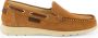 Travelin Seatown Dames Instappers Leren Moccasins Cognac - Thumbnail 2