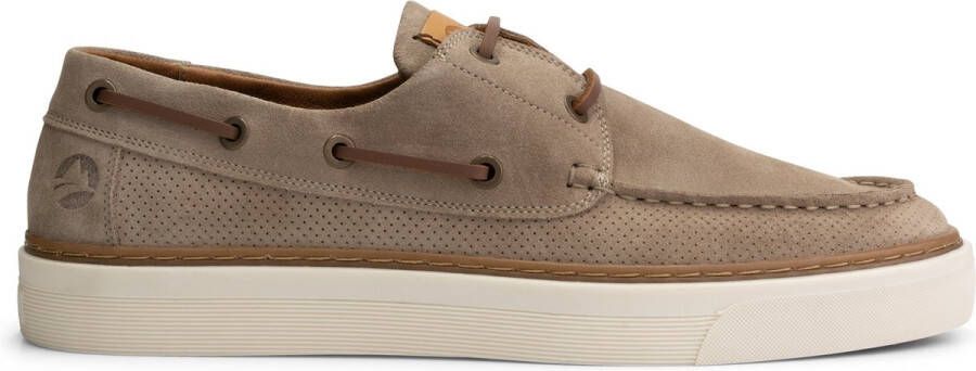 Travelin ' Shipton Suede leren herenschoenen Zand beige leer