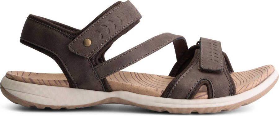 Travelin ' Sollia Dames outdoorsandalen Wandelsandaal Donkerbruin