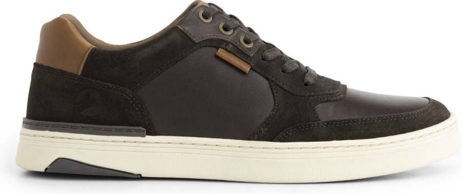 Travelin ' Southam Heren Sneaker Leren veterschoenen mannen Bruin leer