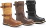 Travelin ' Sweden Dames Outdoorlaarzen Waterdicht en Ademend Wol gevoerde wandellaars Cognac Leer - Thumbnail 2