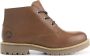 Travelin ' Thorning Dames leren Halfhoge veterschoenen Cognac leer - Thumbnail 1