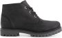 Travelin ' Thorning Heren Suede leren Halfhoge veterschoenen Zwart leer - Thumbnail 2