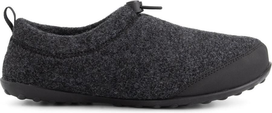 Travelin ' Back2Home Dames Pantoffels Wol Donkergrijs
