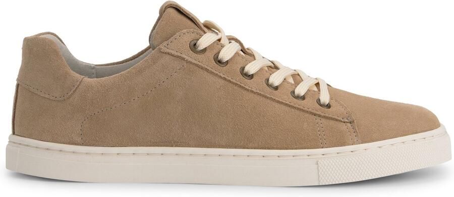 Travelin ' Bergvik Dames Barefoot sneaker Suede Zand